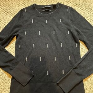 Country Road Merino Silk Black Sweater
